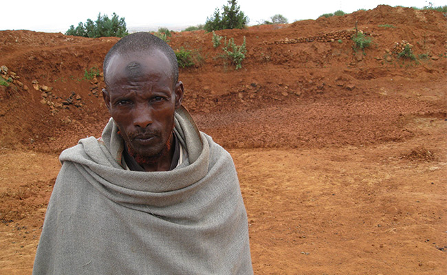 Shukri Chellei, Didmega village elder, Age International Ethiopia project