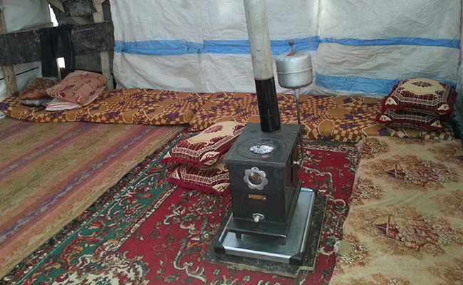 Cooking stove, one of a 1000 given by World Vision to Syrian refugees in Lebanon